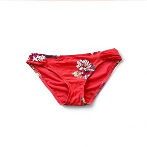 Red Floral Bikini Bottoms